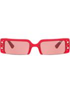 Vogue Eyewear Soho Rectangle Sunglasses - Red