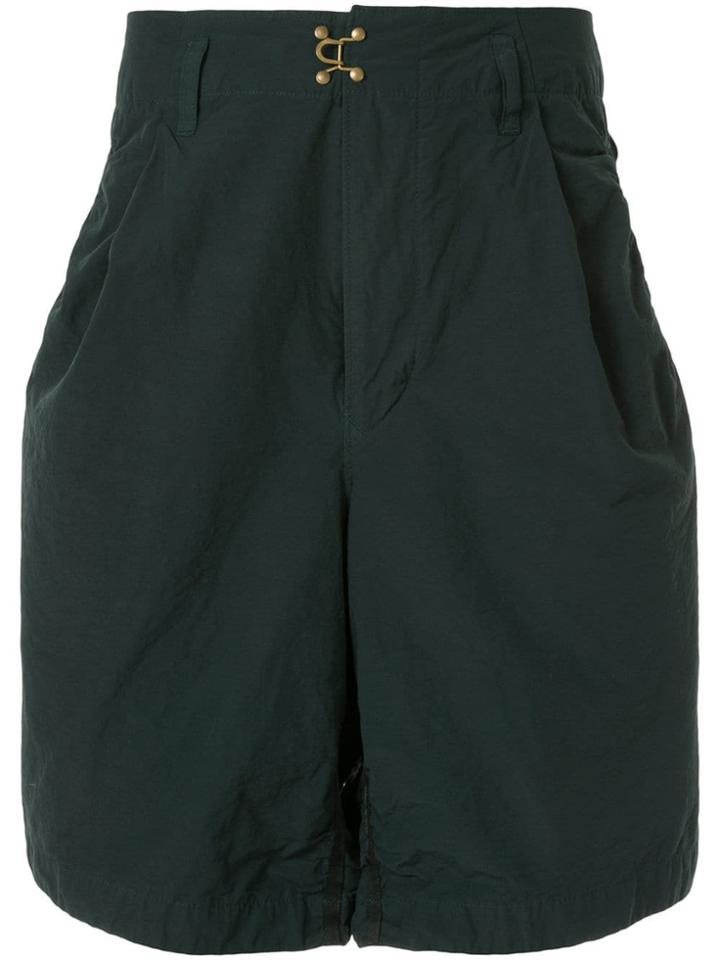 Kolor Loose Fit Shorts - Green