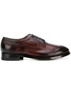 Silvano Sassetti Classic Brogues - Red