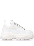 Msgm Tractor Low-top Platform Sneakers - White