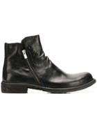Officine Creative Ikon Zipped Ankle Boots - Black