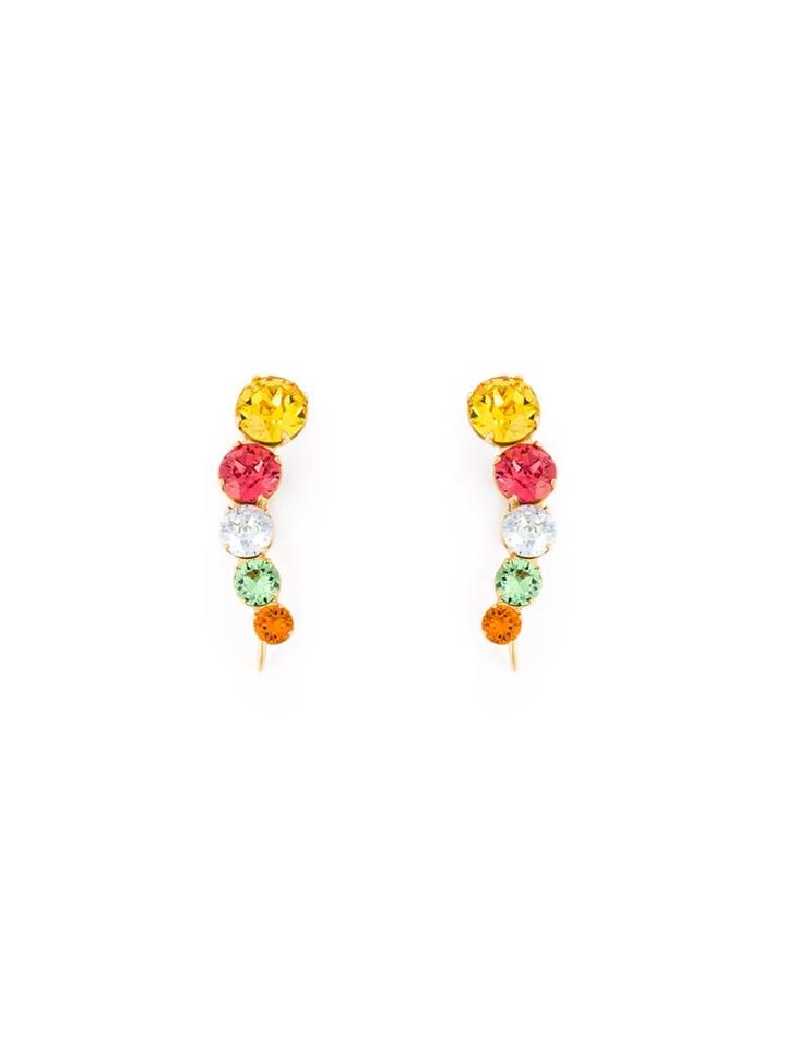 Ca & Lou Multiple Cristal Earrings