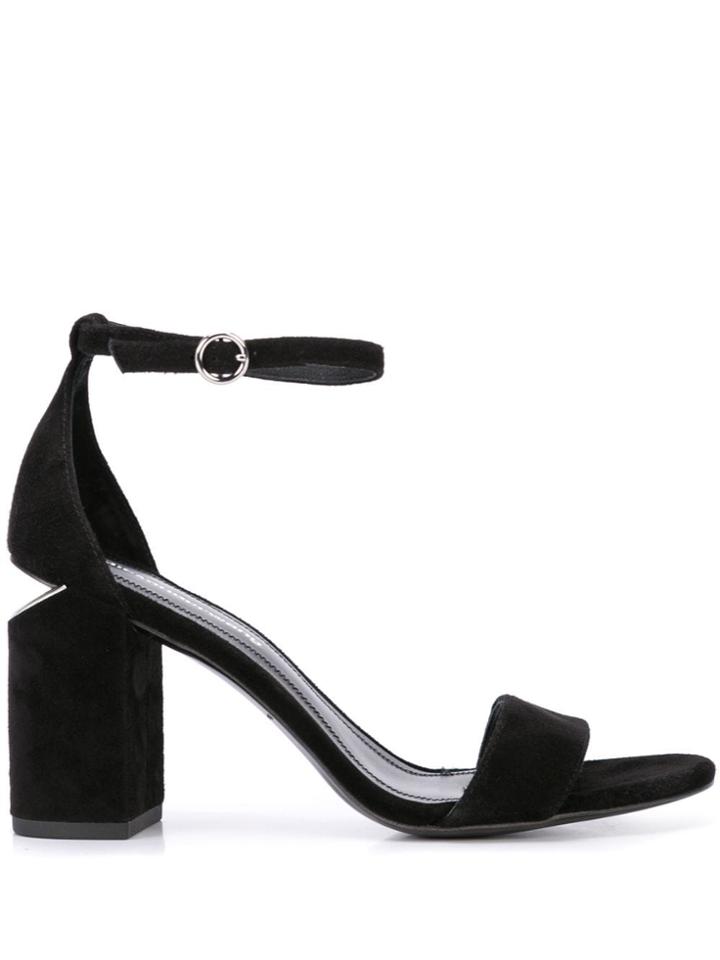 Alexander Wang Abby Suede Sandals - Black