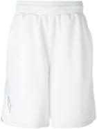 Marcelo Burlon County Of Milan Vallegrande Track Shorts, Men's, Size: L, White, Polyester/polyamide