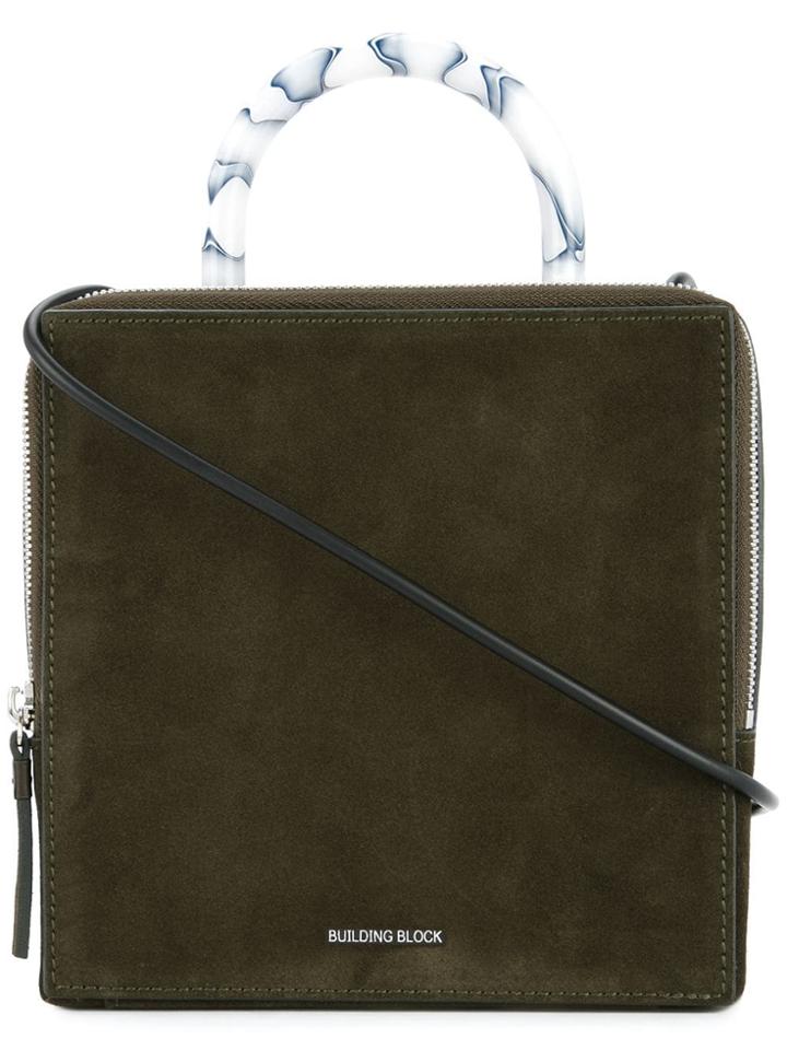 Building Block Box Tote - Green