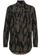 Yohji Yamamoto Printed Fitted Shirt - Green