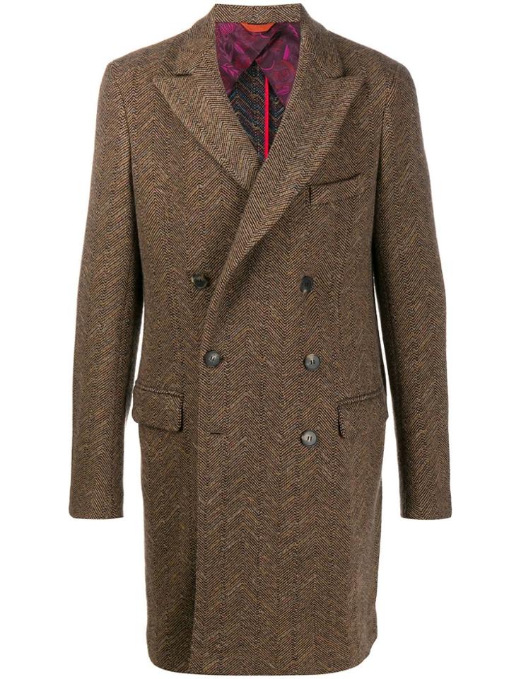 Missoni Double-breasted Coat - Neutrals