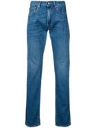 Incotex Frayed-hem Jeans - Blue