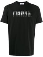 Dirk Bikkembergs Mirrored Logo Jersey T-shirt - Black
