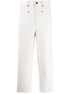 Isabel Marant Daliska High-rise Denim Jeans - White