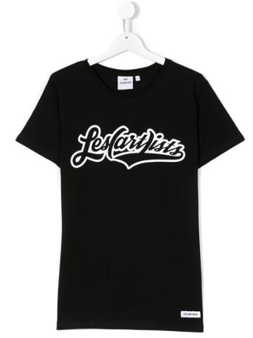 Les (art)ists Kids Logo Print T-shirt - Black