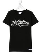Les (art)ists Kids Logo Print T-shirt - Black