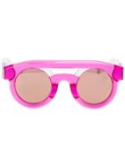 Jacques Marie Mage 'clara' Sunglasses - Pink & Purple