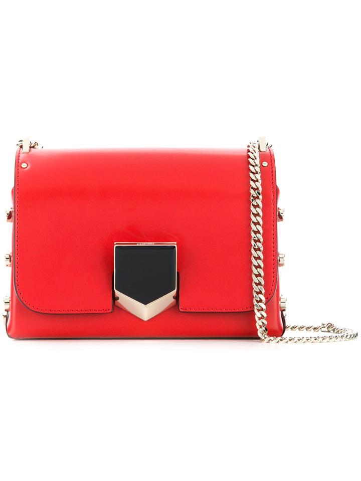 Jimmy Choo Petite Lockett Shoulder Bag - Red