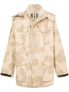 Maharishi Loose Fit Hooded Jacket - Nude & Neutrals