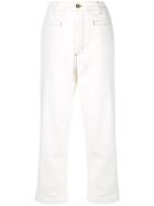 Loewe High-waisted Trousers - White