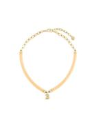 Sonia Rykiel Pre-owned Initial Pendant Necklace - Neutrals