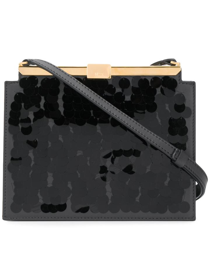 No21 Embellished Crossbody Bag - Black