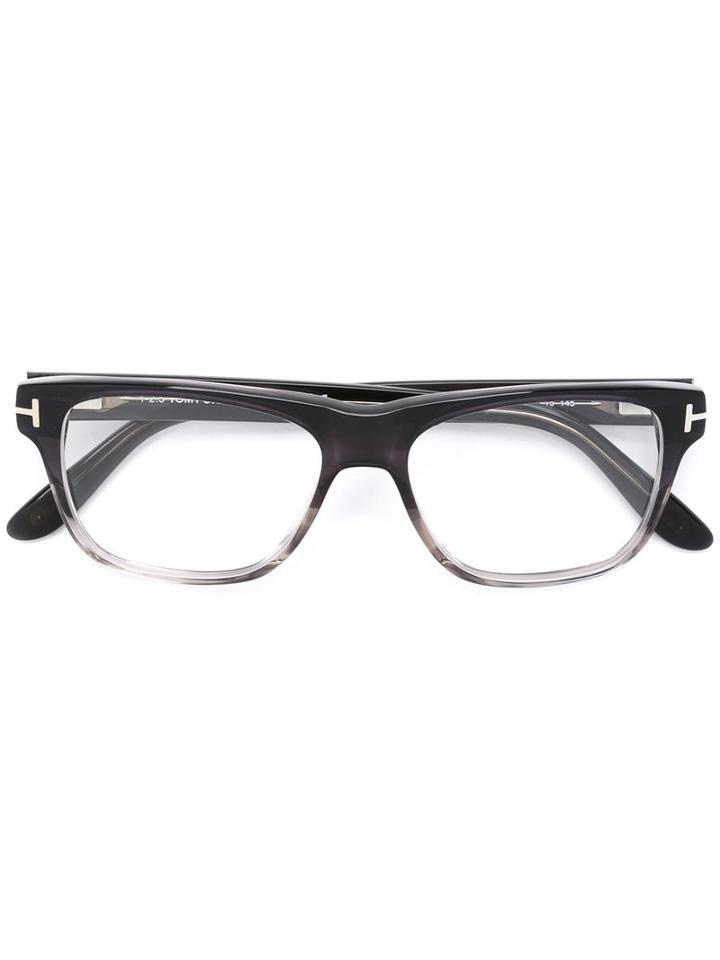 Square Shaped Glasses - Unisex - Acetate - 54, Black, Acetate, Tom Ford Eyewear