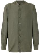 Z Zegna Round Neck Shirt - Green