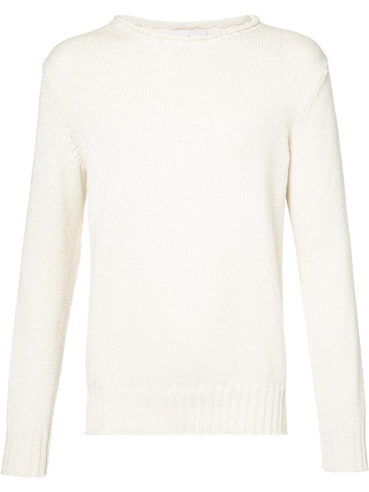 Orley - Classic Sweater - Men - Cotton - M, White, Cotton