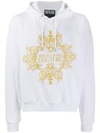 Versace Jeans Couture Logo Hoody - White
