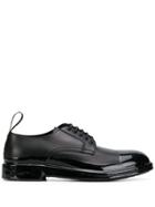Dolce & Gabbana Shiny Toe Cap Derby Shoes - Black