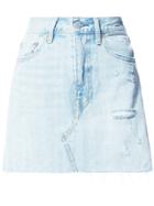Levi's Straight Denim Skirt - Blue
