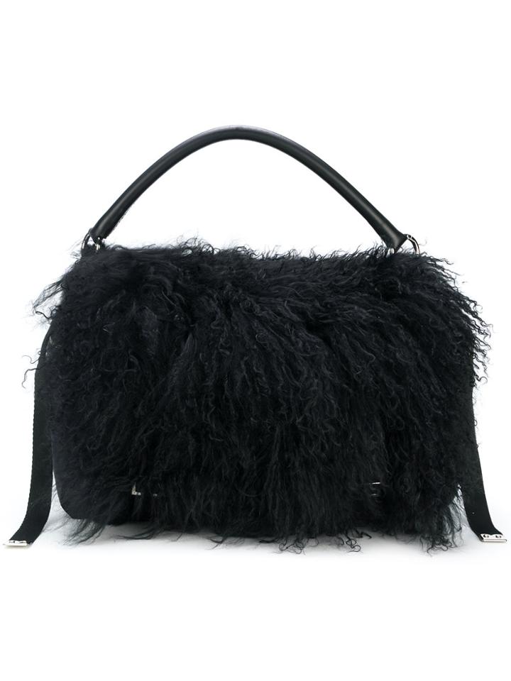 Dsquared2 Fur Tote - Black