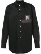 Raf Simons Logo Patch Shirt - Black