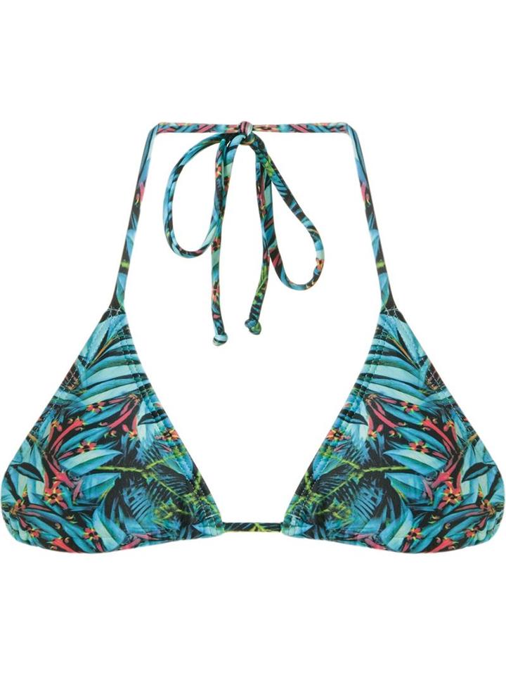 Lygia & Nanny Foliage Print Triangle Bikini Top