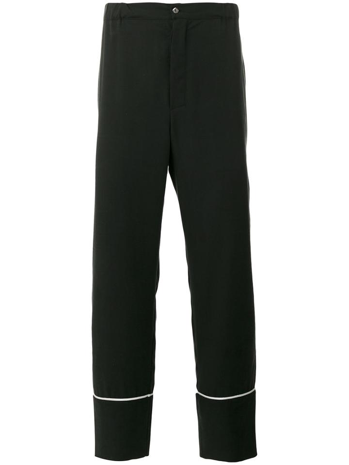 Laneus - Lanup Trousers - Men - Tencel - 54, Black, Tencel