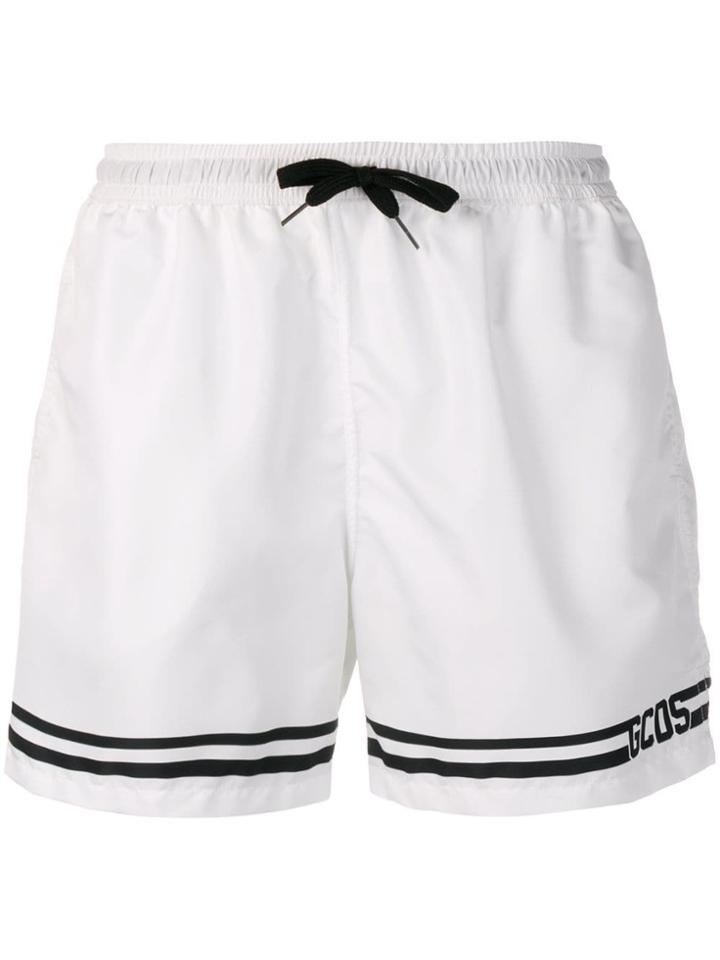 Gcds Classis Track Shorts - White