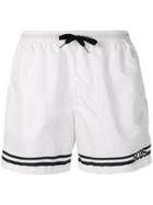 Gcds Classis Track Shorts - White