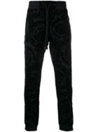Versace Jeans Couture Printed Track Pants - Black