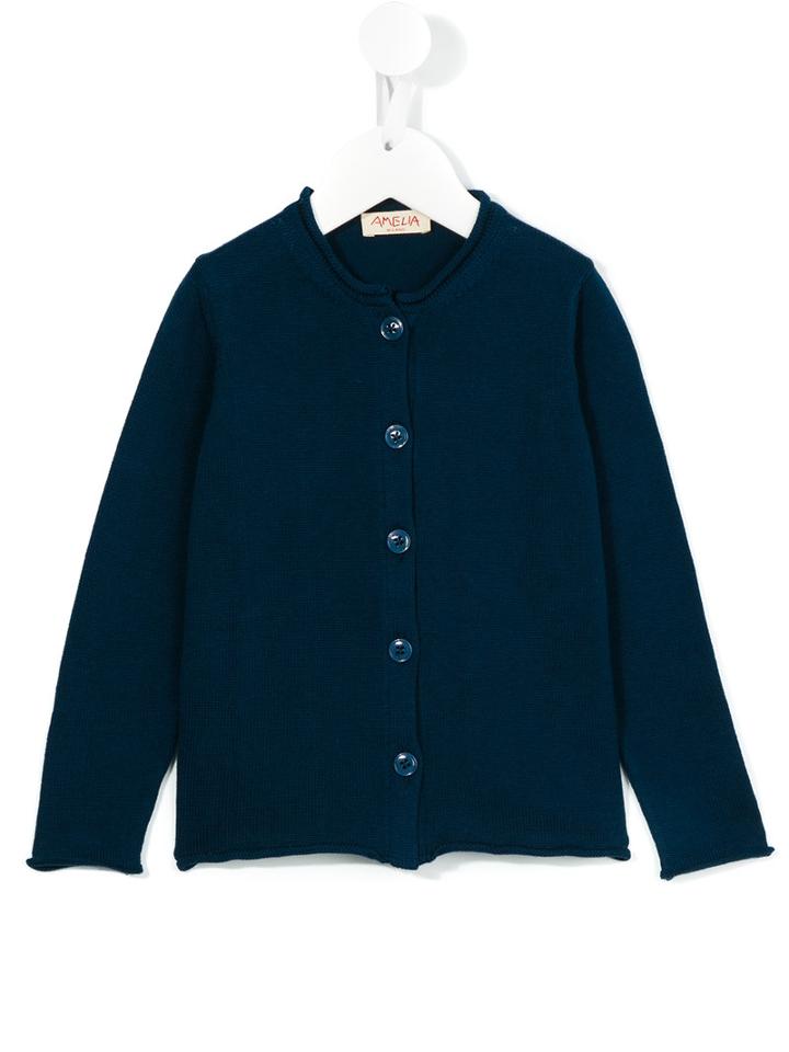 Amelia Milano Beam Cardigan, Girl's, Size: 6 Yrs, Blue