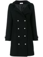 Courrèges Double Button Coat - Black