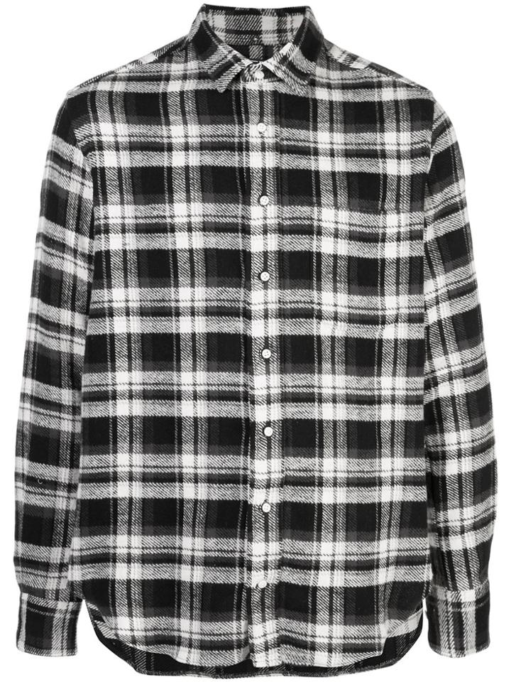 Gitman Vintage Regular-fit Tartan Shirt - Black