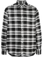 Gitman Vintage Regular-fit Tartan Shirt - Black