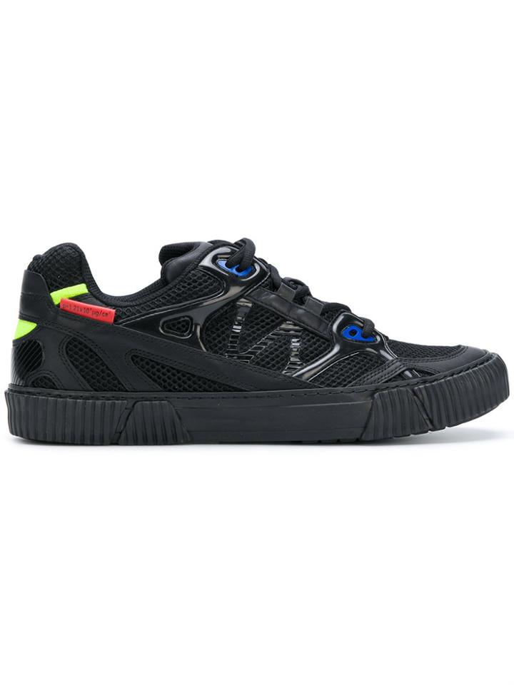 Both Low Top Lace-up Sneakers - Black