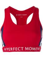 Perfect Moment Racerback Sports Bra - Red