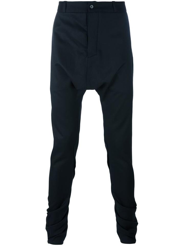 A New Cross Twisted Drop Crotch Trousers