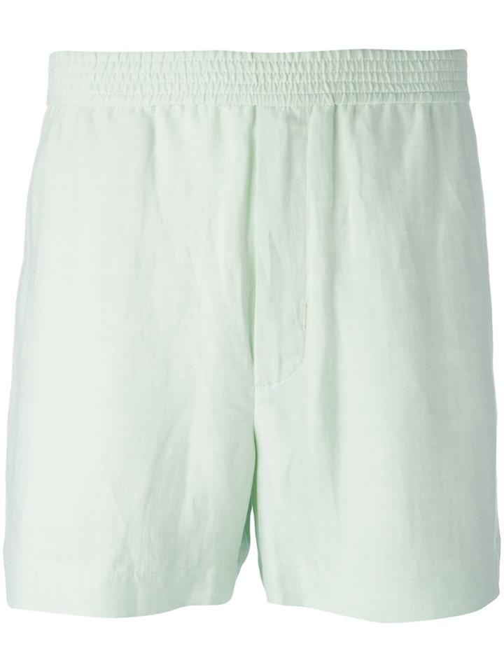 Qasimi Elasticated Waistband Shorts - Green