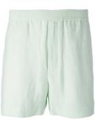 Qasimi Elasticated Waistband Shorts - Green