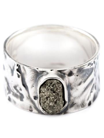 Drew Evan Pyrite Stone Ring