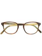 Oliver Peoples Fairmont Glasses, Brown, Acetate/metal