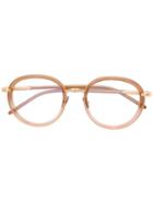 Pomellato Eyewear Round Glasses - Orange