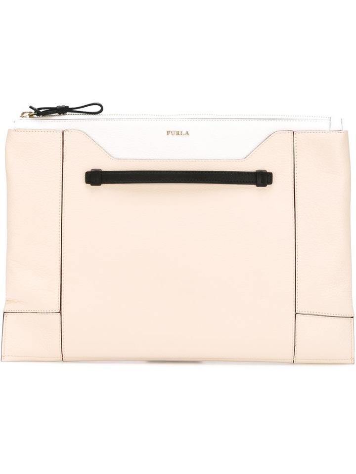 Furla Colour Block Clutch