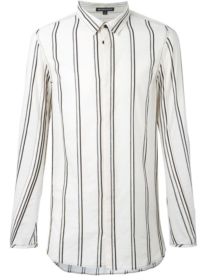 Ann Demeulemeester Striped Oversized Shirt