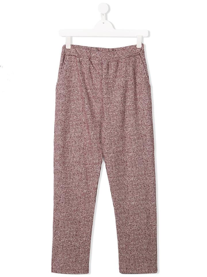 Douuod Kids Teen Dotted Sweatpants - Red